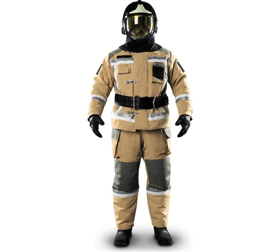 Изображение товара Боевая одежда пожарного ЭНЕРГОКОНТРАКТ БОП 4, тип У вид Т класс 1, категория 1-а/1-б, р. 088-092, рост 182/188, серый/желтый 5310000000166