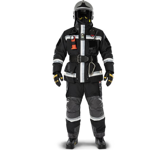 Изображение товара Боевая одежда пожарного ЭНЕРГОКОНТРАКТ БОП-2, тип У вид Т класс 1, категория 1-а/1-б, р. 088-092, рост 182/188, черный 5310000000012