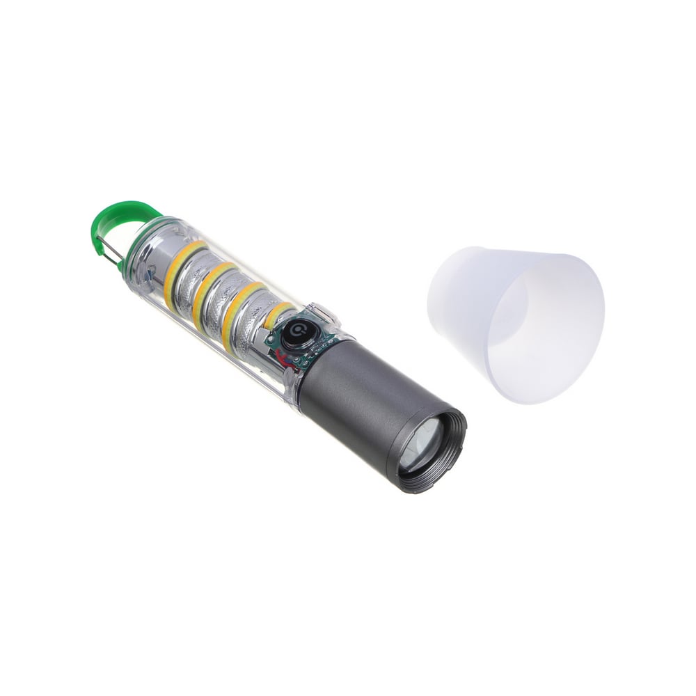 Изображение товара Фонарь ЕРМАК LED СОВ 7 режимов, фокусировка, встроенный аккумулятор 1200 мАч