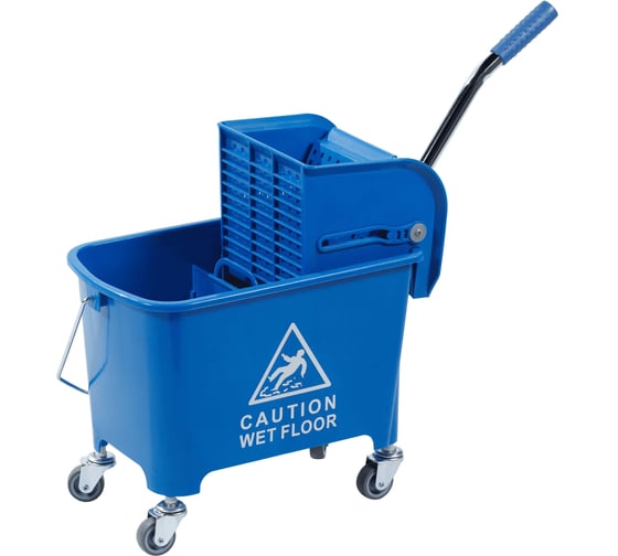 Изображение товара Ведро на колесах А5 Н0110 (B) на 20 л (ведро +отжим) синее 1008463