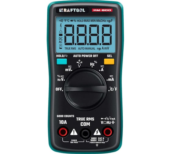 Изображение товара Цифровой мультиметр KRAFTOOL KM-600 59854