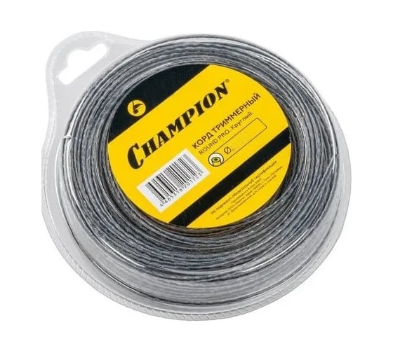 Изображение товара Корд триммерный Champion Round 2.7мм, 15м, круглый C7126