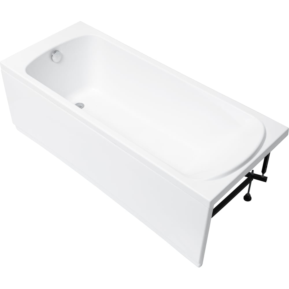 Изображение товара Акриловая ванна Aquanet ROMA 170х70 с панелью и возможностью установки шторки