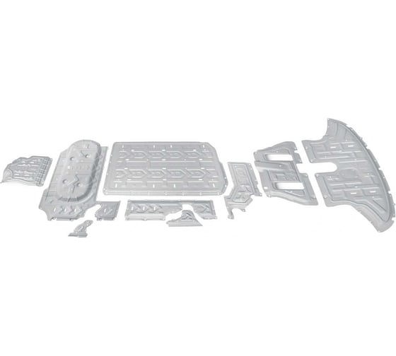 Изображение товара Комплект защиты днища автомобиля + комплект крепежа Rival алюминий Lixiang L7 2022- 1.5PHEV 4WD АКПП K333.0406.1