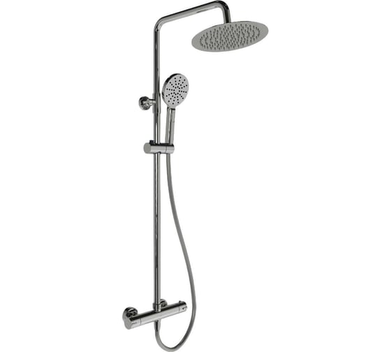 Изображение товара Душевая стойка Sancos KANEDO с термостатом с верхним душем O245 мм, ручным душ O130 мм, 4 режима хром SC7200CH