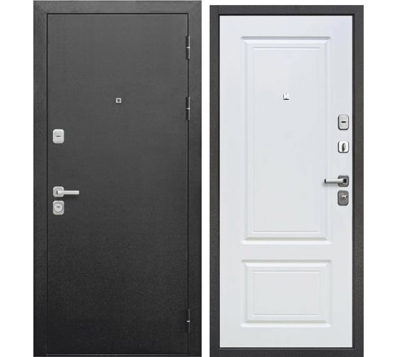 Изображение товара Входная дверь DIVA Foreman Ф-14 2050х960 Правая (Черный шелк - Ясень белый) УТ-00084241