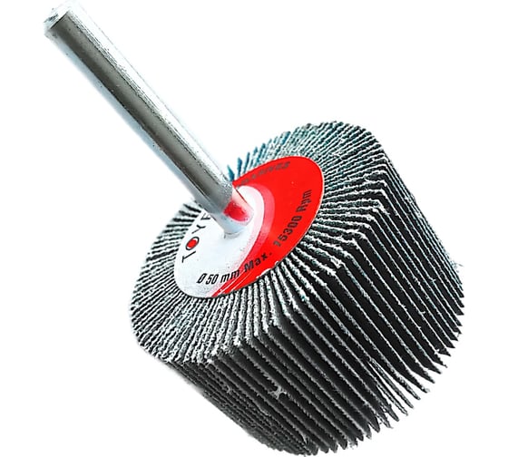 Изображение товара Лепестковая шлифовальная щетка на шпинделе Toyev SZM Zc 50x30x6 P60, 2шт101058