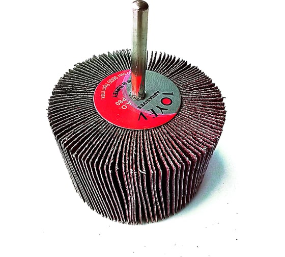 Изображение товара Лепестковая шлифовальная щетка на шпинделе Toyev SZM AOx 80x50x6 P100 1шт оксид алюминия 005752