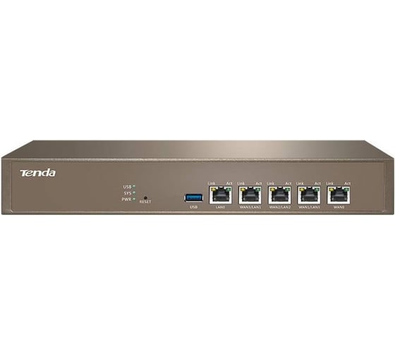 Изображение товара Корпоративный маршрутизатор Tenda G1 до 1000 Мбит/с, до 100 устройств, WAN 4x1Гбит/с, USB2.0x1 10000148169