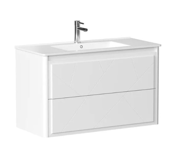 Изображение товара Тумба ALLEN BRAU 1.360002.WM PARIS 100, белый матовый (334332) 00334332