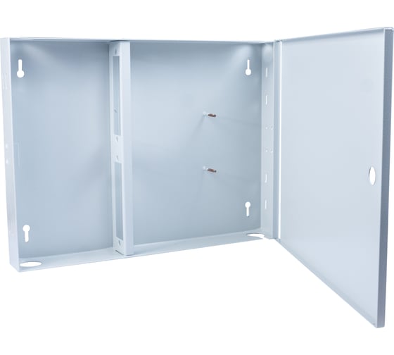 Изображение товара Кросс оптический настенный Cabeus частично укомплектованный на 16 портов SC/LC duplex/FC/ST FO-WL-16-SC/2LC/FC/ST-FP-K