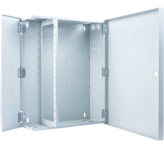 Изображение товара Кросс оптический настенный Cabeus частично укомплектованный 64/96 портов SC/LC duplex/FC/ST FO-WL-64/96-SC/2LC/FC/ST-FP-K