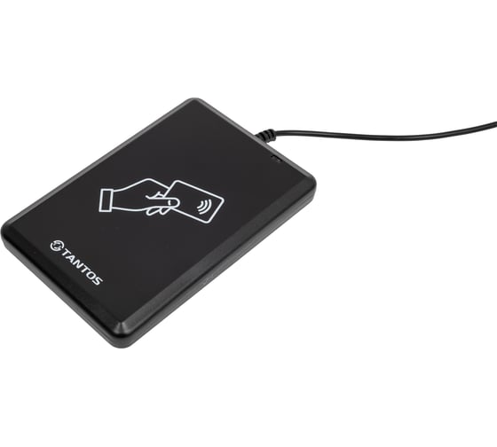 Изображение товара Настольный USB-считыватель Tantos TS-RDR-USB-EMF для внесения идентификаторов формата Em-Marin и Mifare в базу данных СКУД 00-00332909
