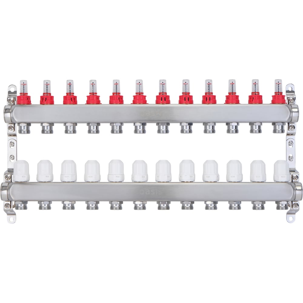 Изображение товара Коллекторная группа OASIS с расх., 12-вых. НЕРЖ 1”3/4 KNB01-12