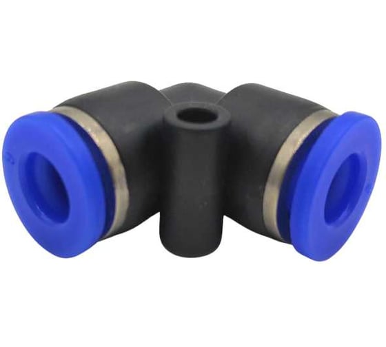 Изображение товара Фитинг цанговый Контактная Механика угловой, трубка 6 мм KZPV06