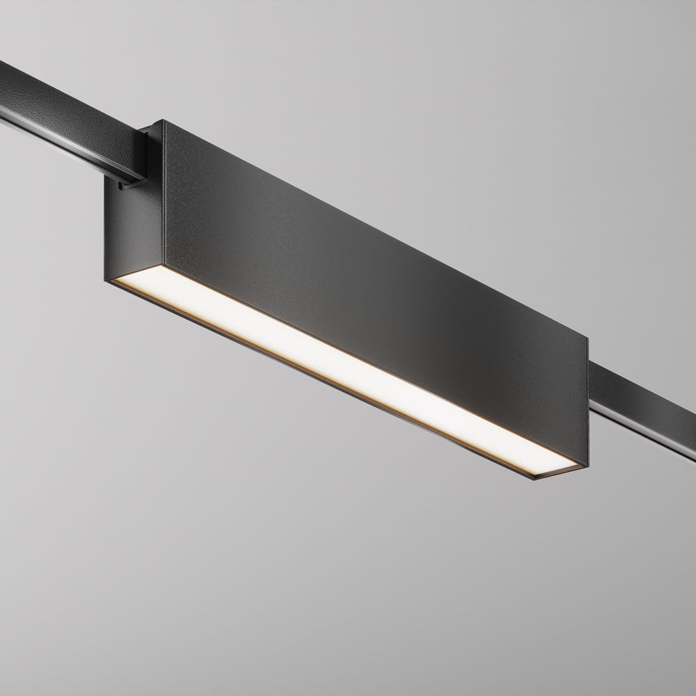 Изображение товара Трековый светильник Maytoni TR151-1-12W4K-B встроенные светодиоды черный IP20