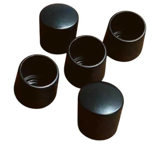 Изображение товара Заглушка для труб 23 БОЛТА наружная, круглая, d 18 мм, черная, 20 шт 26-2090ф20