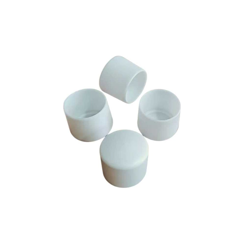 Изображение товара Заглушка для труб 23 болта наружная круглая d 22 мм белая 50 шт