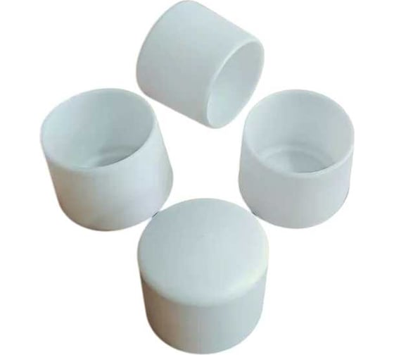 Изображение товара Заглушка для труб 23 БОЛТА наружная, круглая, d 22 мм, белая, 50 шт 26-2114ф50