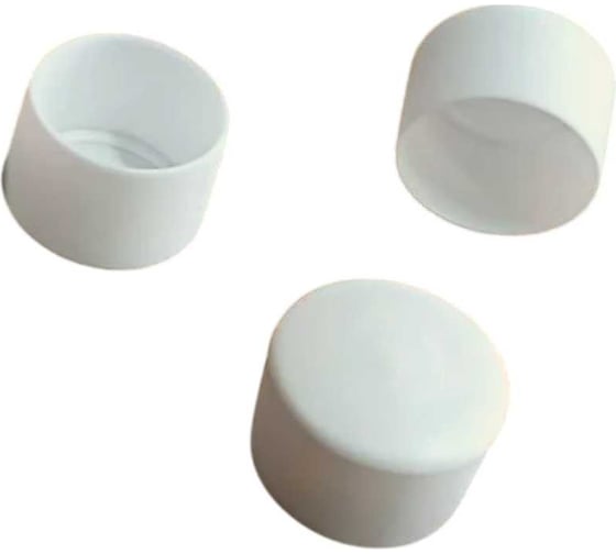 Изображение товара Заглушка для труб 23 БОЛТА наружная, круглая, d 28 мм, белая, 10 шт 26-2134ф10