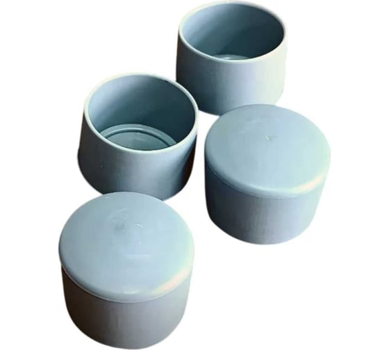 Изображение товара Заглушка для труб 23 БОЛТА наружная, круглая, d 30 мм, серая, 16 шт 26-2142ф16