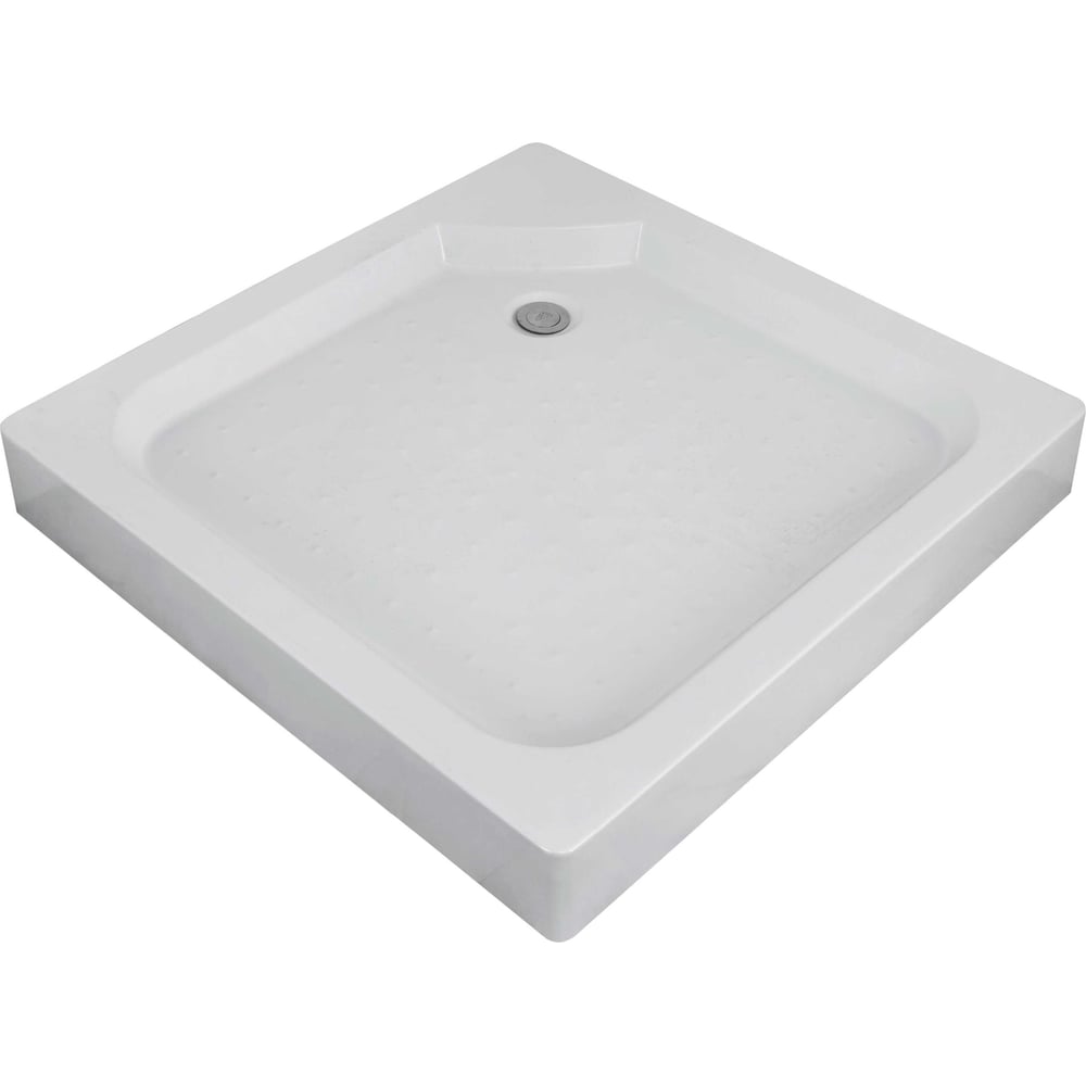 Изображение товара Душевой поддон OLIVE'S квадратный, с сифоном, 900х900х125 мм, белый P-90125S-WH