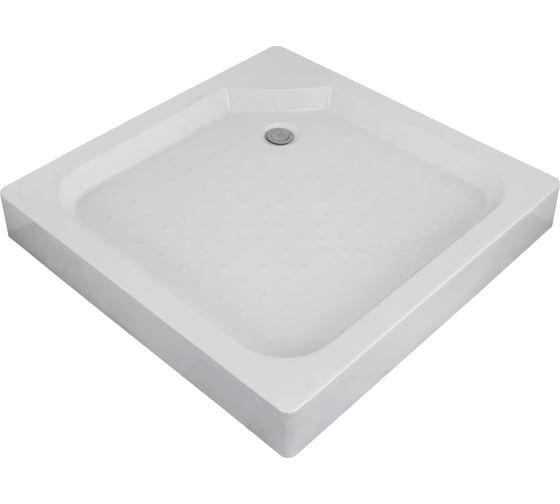 Изображение товара Душевой поддон OLIVE'S квадратный, с сифоном, 900х900х125 мм, белый P-90125S-WH