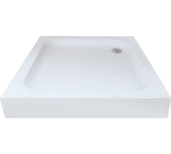 Изображение товара Душевой поддон OLIVE'S квадратный, с сифоном, 900*900*150 мм, белый P-9015S-WH