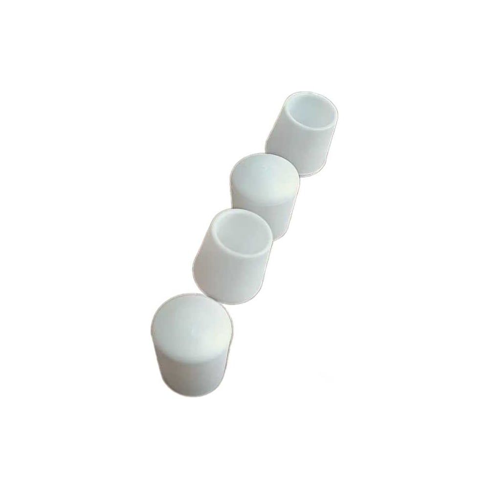 Изображение товара Заглушка для труб 23 БОЛТА наружная круглая d 8 мм 50 шт пластиковая белая