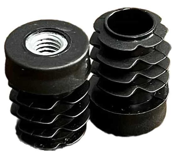 Изображение товара Заглушка для труб 23 БОЛТА с резьбой М6, круглая d 22 мм, 4 шт. 32-0230ф4