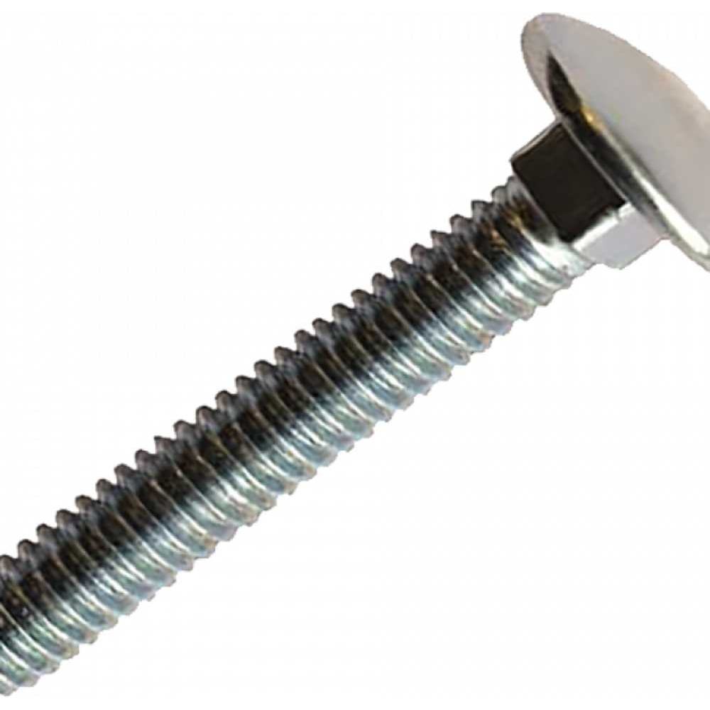 Изображение товара Мебельный болт с квадратным подголовником BlackWeld 8x50 оцинкованный 10 кг DIN603