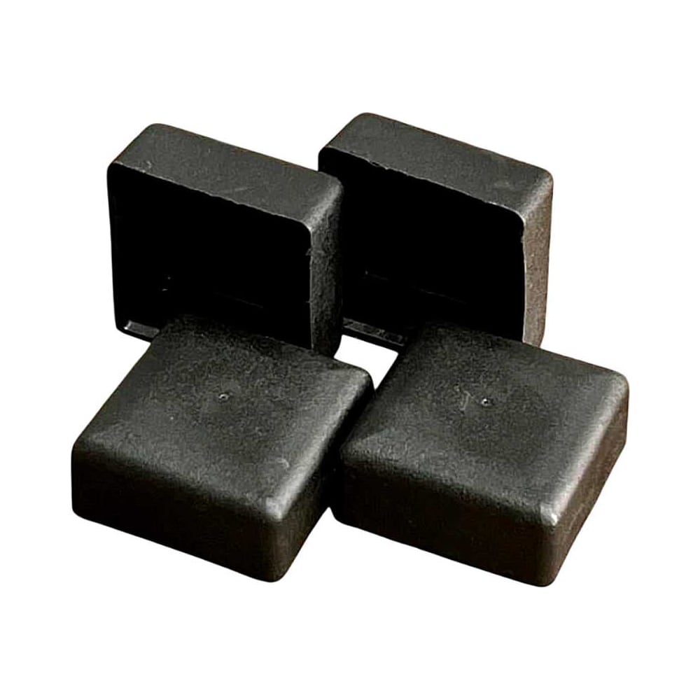 Изображение товара Заглушка для труб 23 Болта внешняя квадратная 60x60 мм черная 16 шт