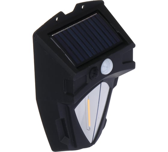 Изображение товара Светильник ЕРМАК солнечная батарея, 1-1 LED, 800мАч, 3 режима, пластик, 110x55x165 мм, датчик движения 224-103