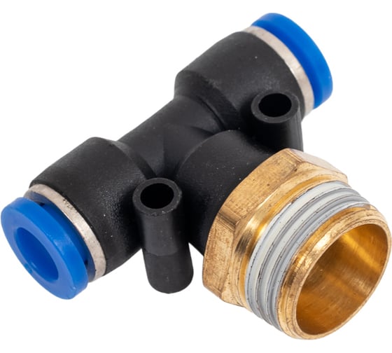 Изображение товара Фитинг цанговый T-образный ARMA 06-3/8M-06 мм CFT-06-3/8M-06