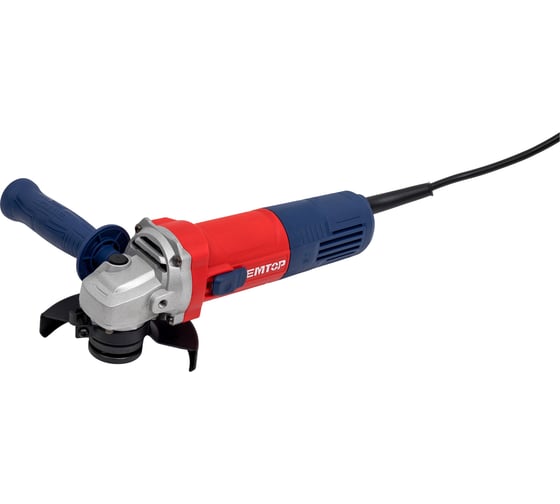 Изображение товара Угловая шлифовальная машина emtop напряжение: 220-240 В ~ 50/60 Гц Потребляемая мощность: 750 Вт Скорость холостого хода: 12000 об /мин EAGR07581