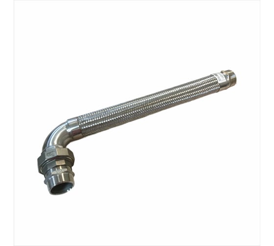 Изображение товара Гибкое соединение угловое для погружного насоса VENGO Ду50L600mm с переходником NPT/BSPT с доп.американкой CMFL50x600x90