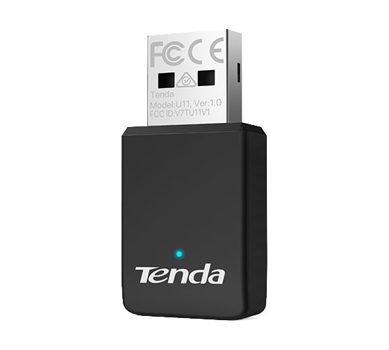 Изображение товара Двухдиапазонный Wi-Fi адаптер Tenda U11 2,4/5 ГГц, до 900 Мбит/с, подключение USB, внутренняя антенна 10000148138