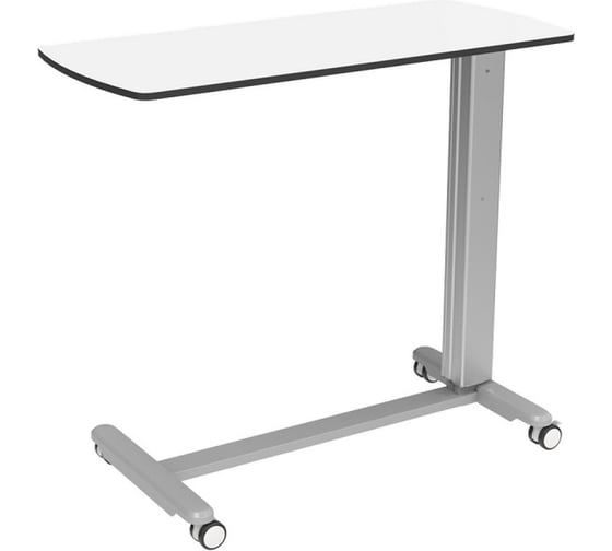 Изображение товара Передвижной приставной столик Eureka с регулировкой по высоте ERK-BF-1006, белый ERK-BF-1006-RU