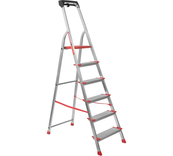 Изображение товара Свободностоящая стремянка Gigant 6 ступеней PROFI AAA-01