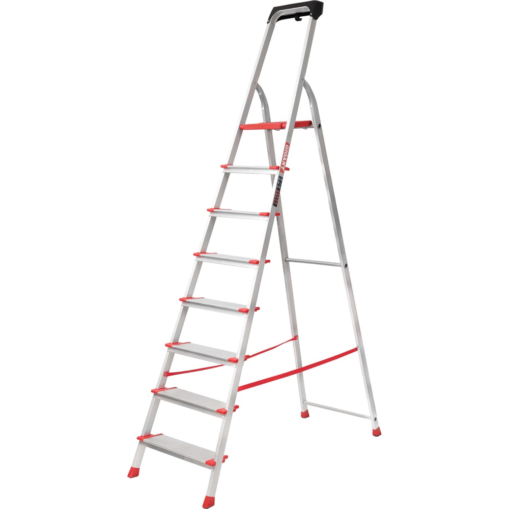 Изображение товара Стремянка Gigant PROFI AAA-06 8 ступеней алюминиевая анодированная профессиональная