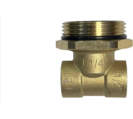 Изображение товара Тройник латунный переходной Апогей DN15x32x15 (1/2x1 1/4x1/2) 340003