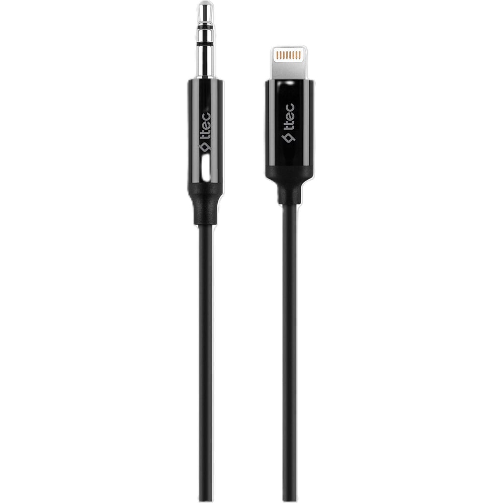Изображение товара Кабель TTEC 3.5mm Aux - Lightning Sterio Premium, длина 1 м, черный