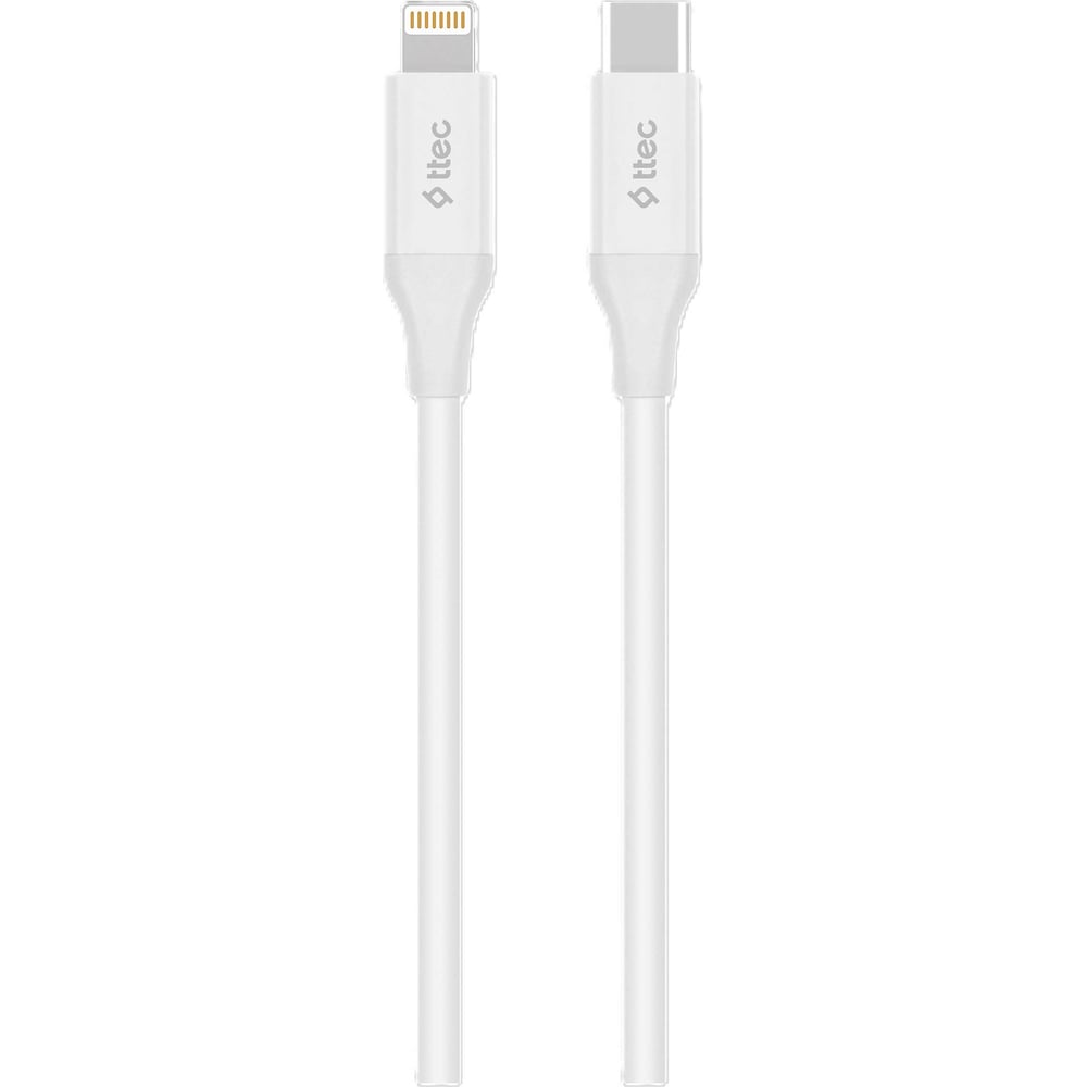 Изображение товара Кабель TTEC Type-C - Lightning Fast Charging Cable. Длина: 150 см. Цвет: белый 2DK40B