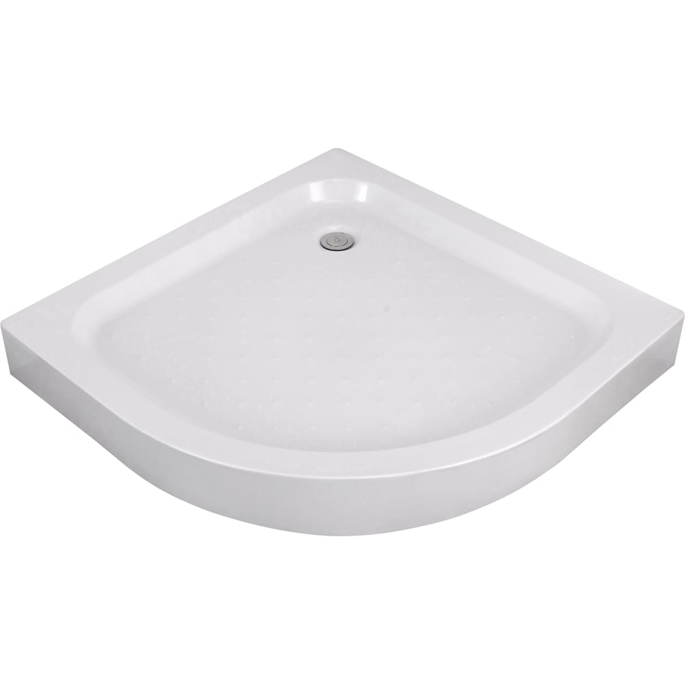 Изображение товара Душевой поддон OLIVE'S полукруглый, с сифоном, 900х900х125 мм, белый P-90125CS-WH