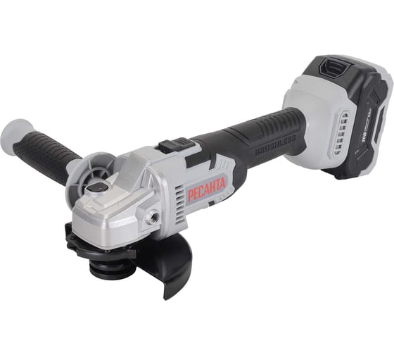 Изображение товара Углошлифовальная машина аккумуляторная Ресанта АУШМ-125/20Li (в комплекте 1 АКБ и ЗУ) в кейсе 75/12/13