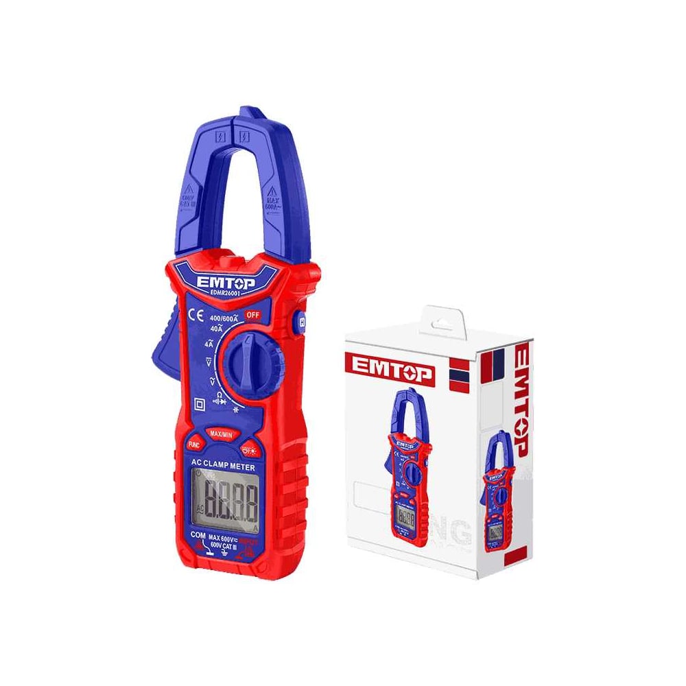 Изображение товара Токоизмерительные клещи emtop для переменного тока до 600А