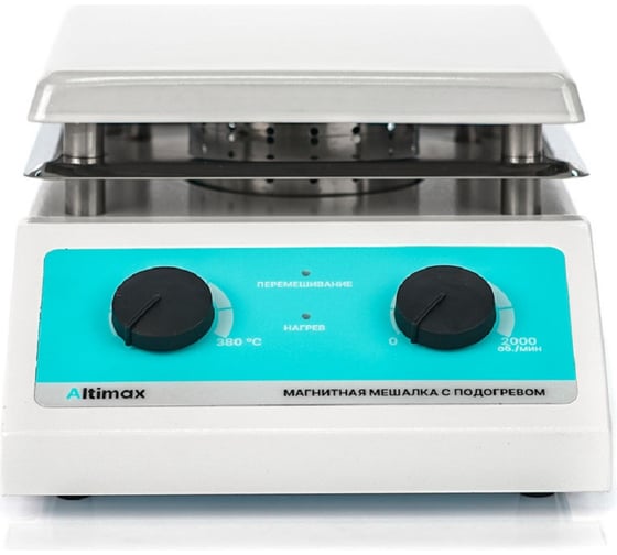 Изображение товара Магнитная мешалка с подогревом Altimax MSH-3 (алюминий; 190х190 мм; 200-2000 об./мин; 380С; 600 Вт) MS050203