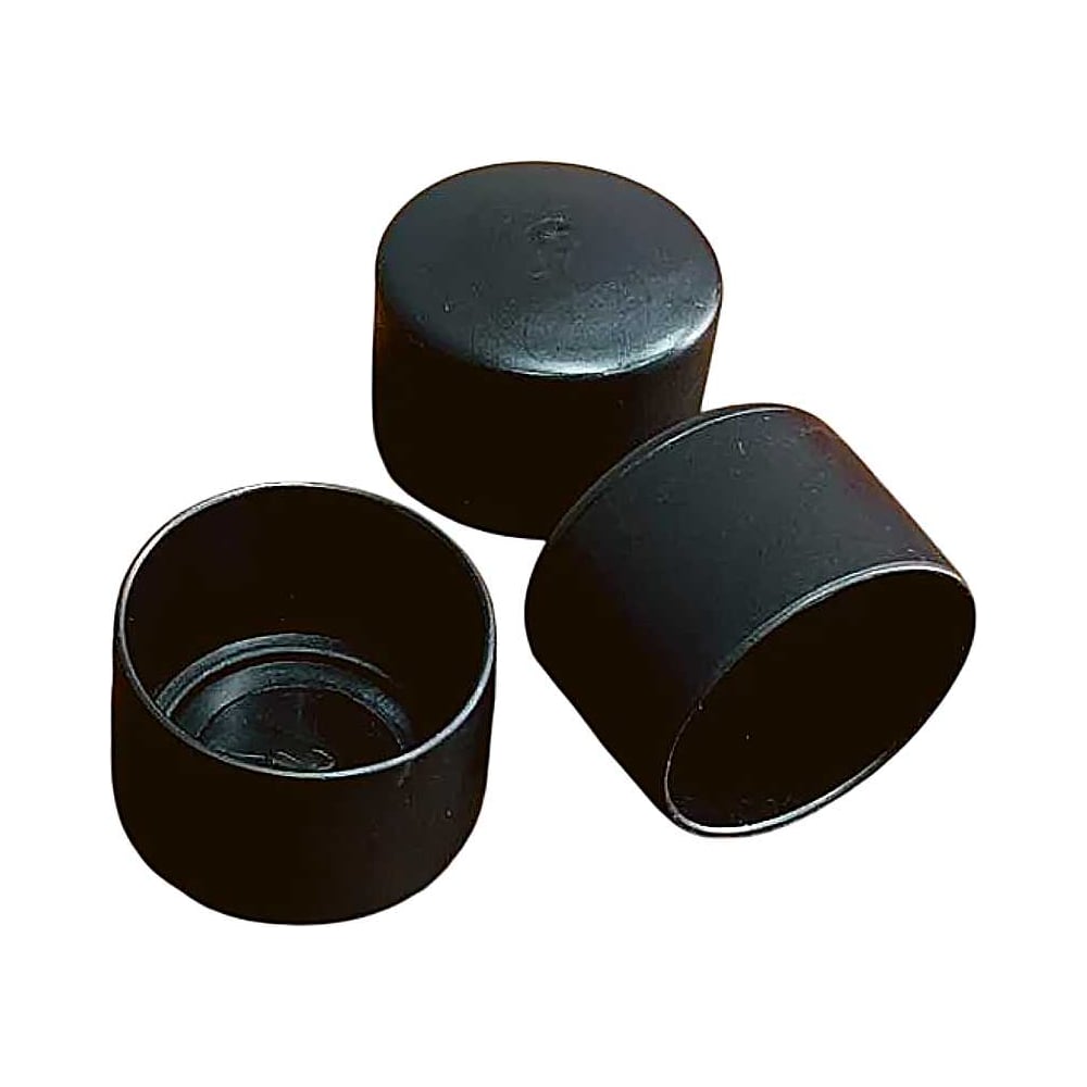 Изображение товара Заглушка для труб наружная круглая 35 мм черная 16 шт