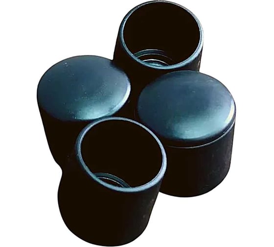 Изображение товара Заглушка для труб наружная круглая 23 Болта диаметр 18 мм черная, 50 шт 26-2090ф50