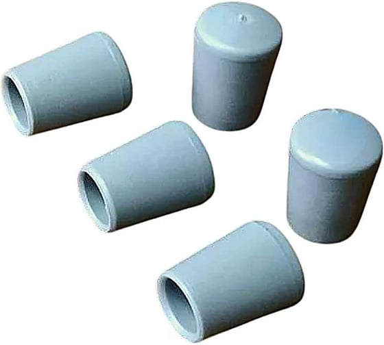 Изображение товара Заглушка для труб наружная круглая 23 Болта диаметр 6 мм серая, 50 шт 26-2032ф50